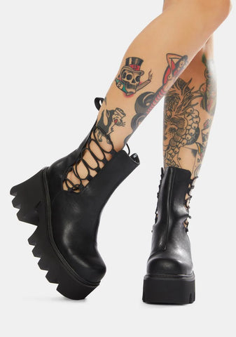 Snake Vibes Ankle Boots