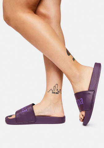 Dark Violet 222 Banda Adam 17 Slide Sandals
