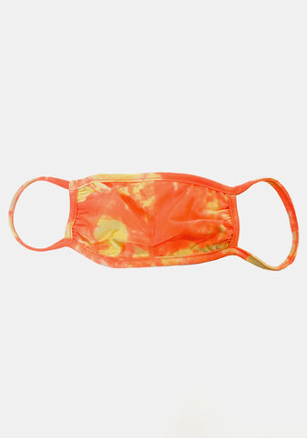 Sherbet Carry On Tie Dye Face Mask
