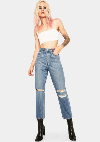 High Rise Mom Jeans