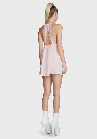 You're A Miracle Lace Trim Chemise