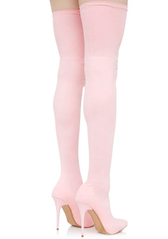 Sugar Spun Thigh-High Boots