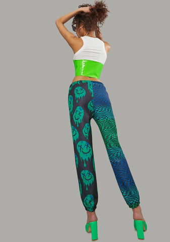 Slime Takeover Smiley Joggers