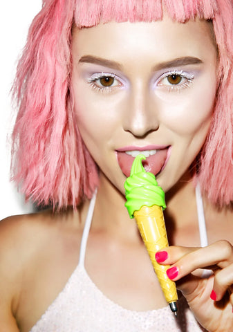 Soft Serve Ice Cream Pen - Green
