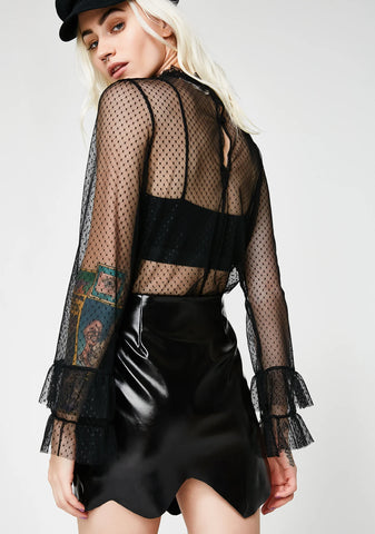 Shiny Thang Vinyl Skirt