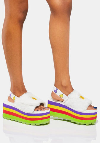 Teletubbies Qozii Platform Slides