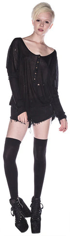 Slinky Grandpa Jersey Top - White