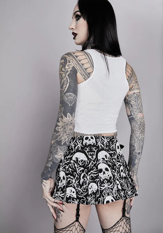 Trading Nightmares Pleated Skirt