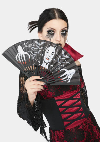 Vampira Hands Fan