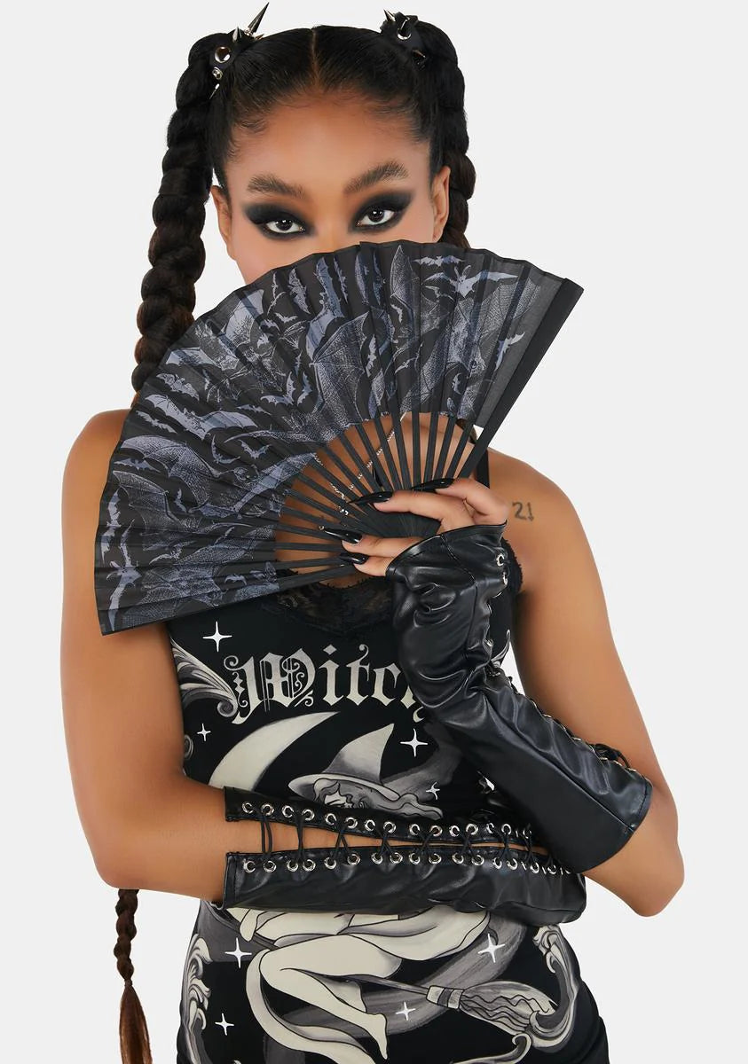 Realistic Bats Fabric Fan