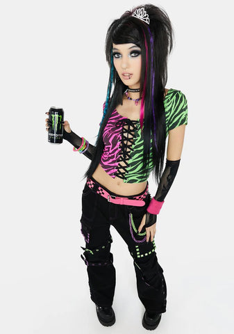 Drop A Heart Two Tone Top