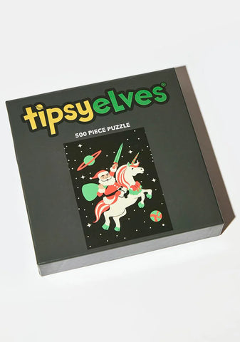 Santa Unicorn 500 Piece Puzzle