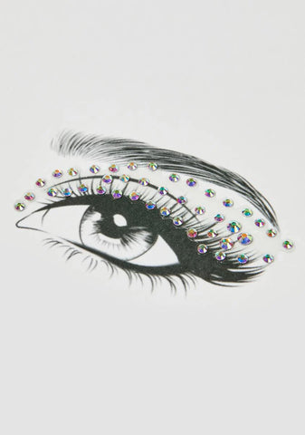 Icy Gaze Iridescent Eye Gems