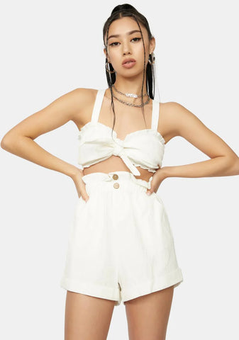 Sweet Serenade Ruffle Shorts Set