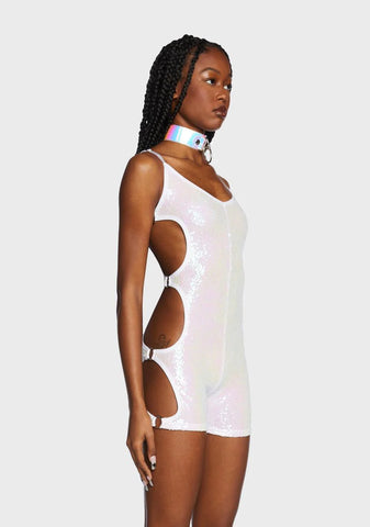 I Bodied That Sequin Romper