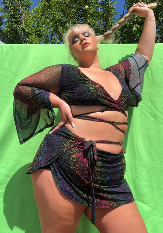 Always Show Ur Pride Wrap Top