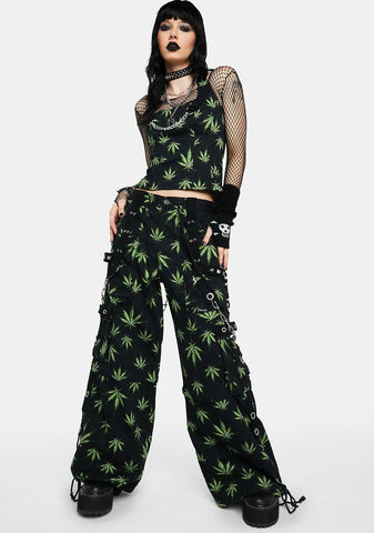 Grass Dark Street Pants