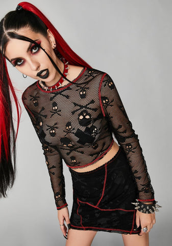 Sweet Revenge Fishnet Top