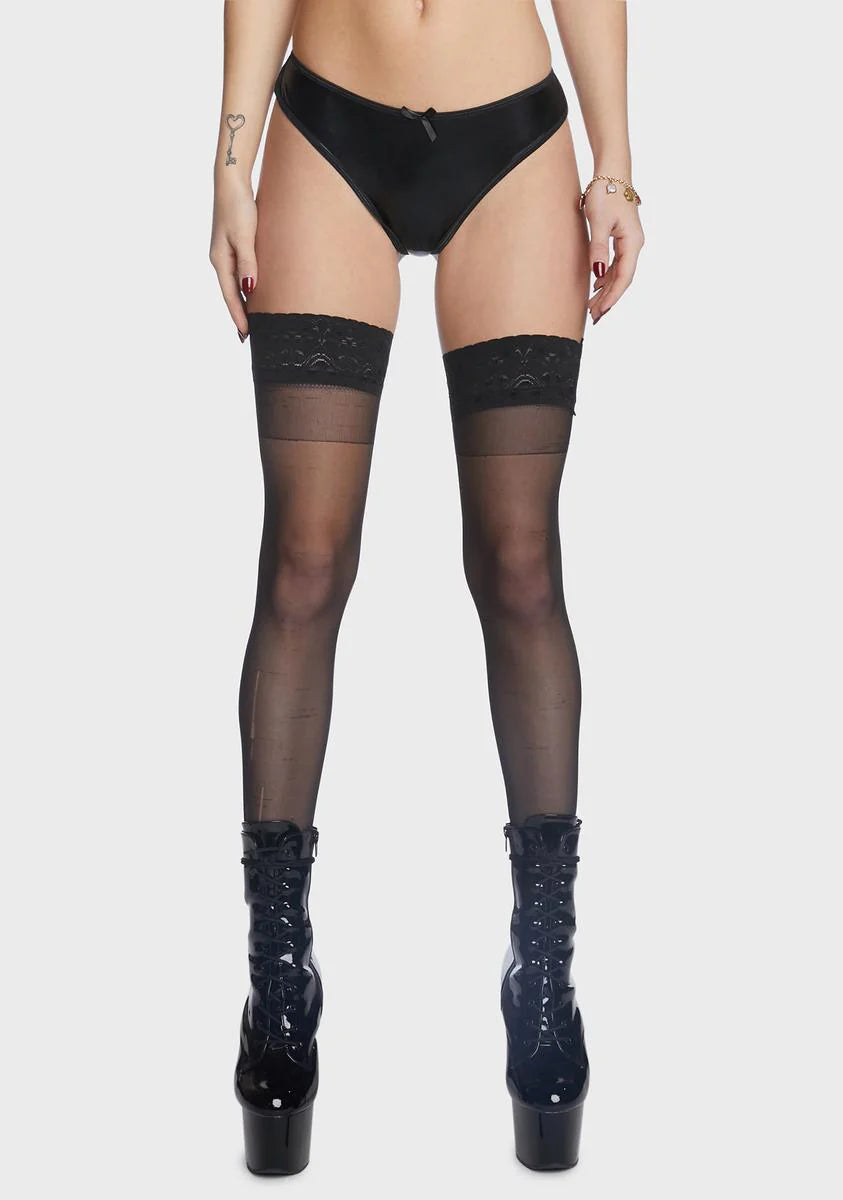 Squeeze Me Tight Vinyl Thong