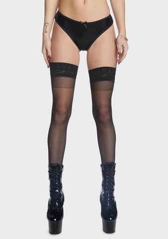 Squeeze Me Tight Vinyl Thong