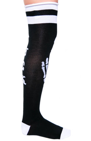 Up Yours Rolled Over The Knee Socks