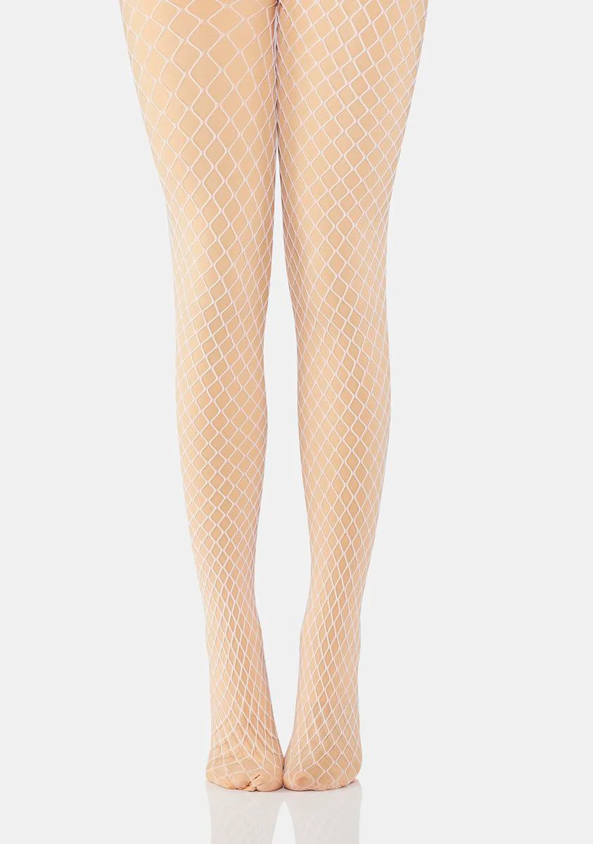 Icy All About Me Layered Fishnet Tights