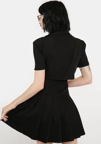 Bad Culture Collared Mini Dress