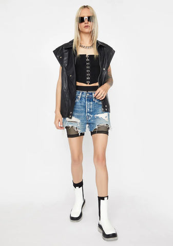Craving Secrets Corset Crop Top