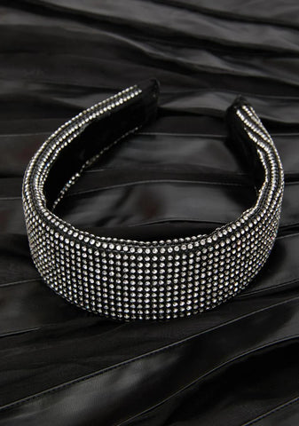 Noir Paving The Way Rhinestone Headband