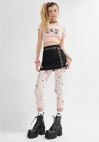 Secret Notes Printed Leggings