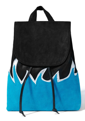 Blue Flame Mini Backpack