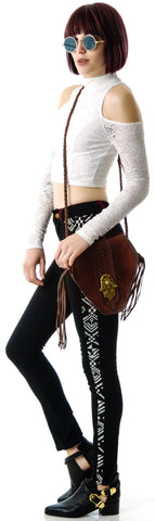 Imogen Crop Top - Black