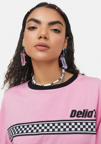 Skateboarding Sass Earrings Set