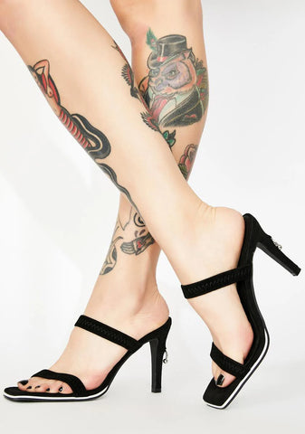 Where's My Check Pierced Heels