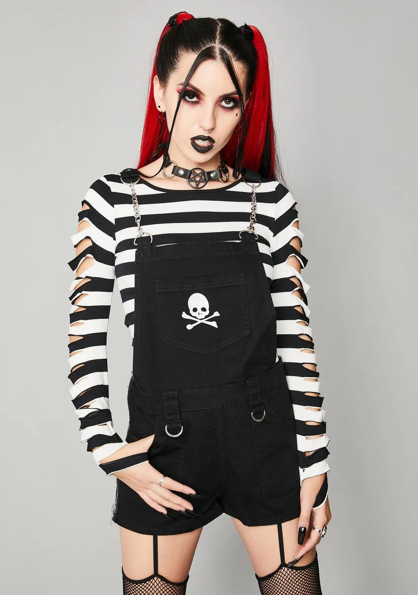 Thrill Of Misery Chain Shortalls