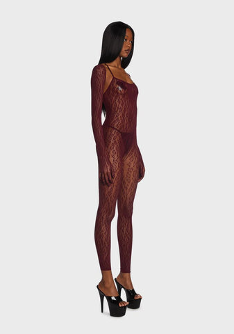 Roar In Me Fishnet Catsuit