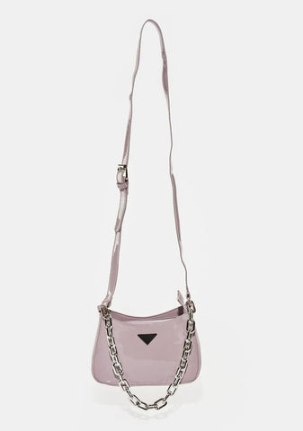 Lilac All The Way Up Shoulder Bag