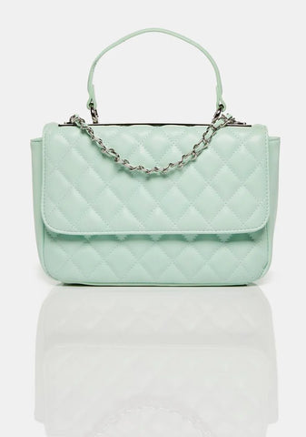 Mint The Vienna Quilted Crossbody Shoulder Handbag