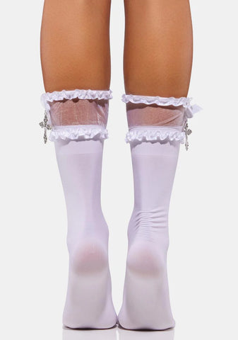 Angel Lift Your Spirits Crew Socks