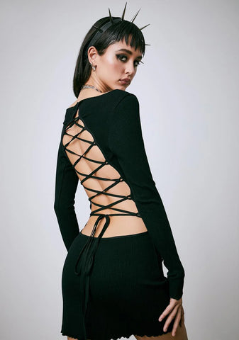 Sentenced To Life Mini Dress