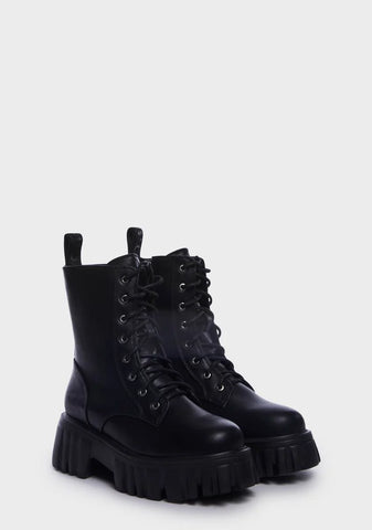 Selen Combat Boots