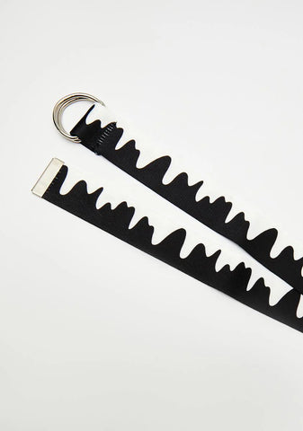 Retro Chic Paint Drip Belt