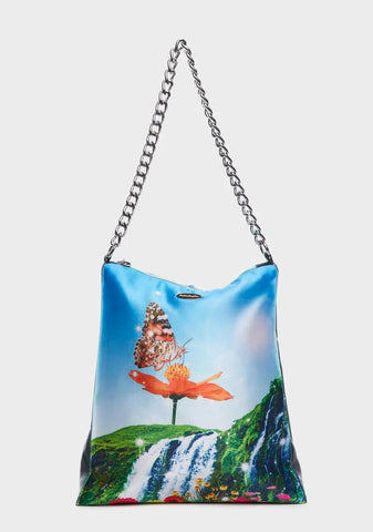 Leopard Butterfly Tote Bag