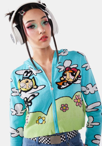 Signal In The Sky Zip-Up Hoodie