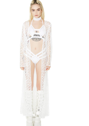 Moon Gazer Mesh Kimono