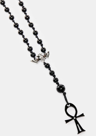 Hope & Pray Rosary Necklace
