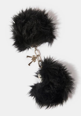 Real Furry Handcuffs