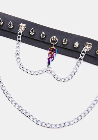 Dark Ember Within Choker