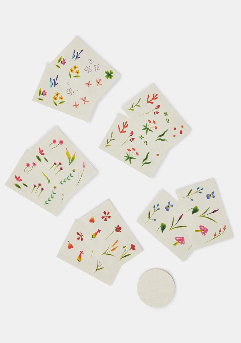 Tiny Imaginary Garden Tattoo Tin