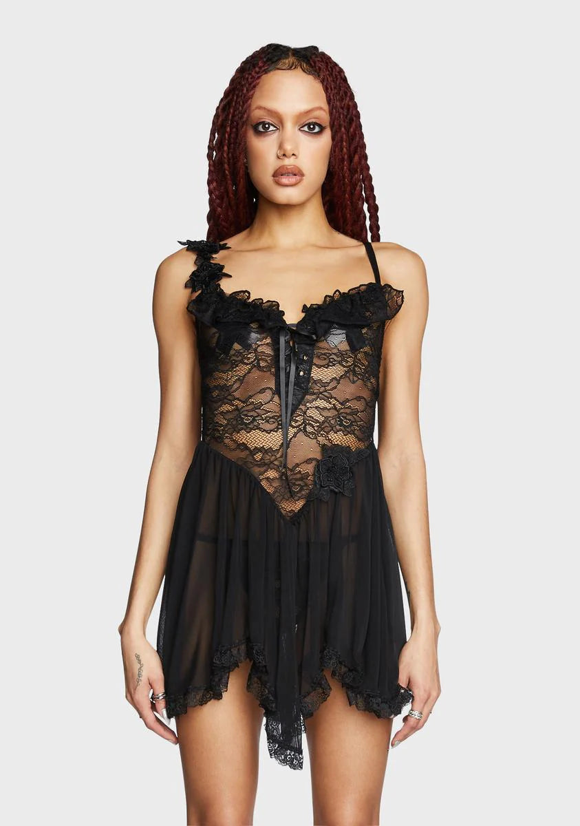 Rare Shadows Lace Dress Set